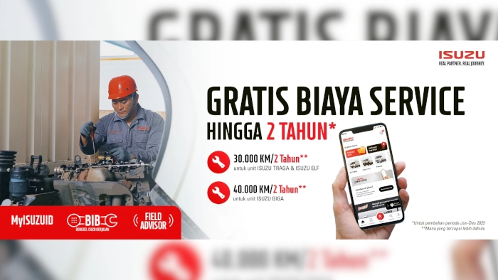 Mau Servis Truk Isuzu Gratis Cek Syaratnya